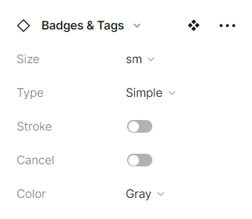 Figma Badges & Tags Component image