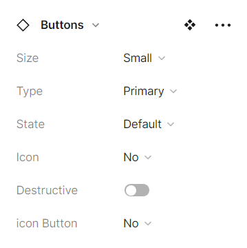 Figma Button Components Properties image