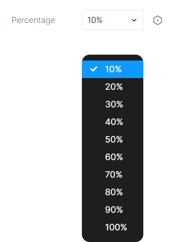 Figma Progress Indicator: Percentage image