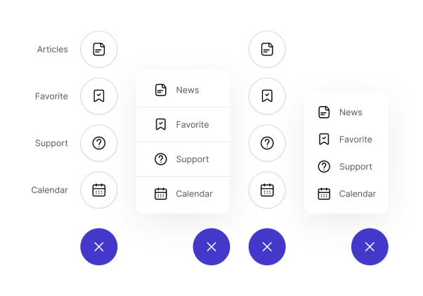 Figma Speed Dial Components image