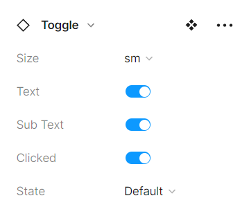 Figma Toggle Components Properties image