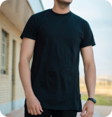 Polo Black T-Shirt image