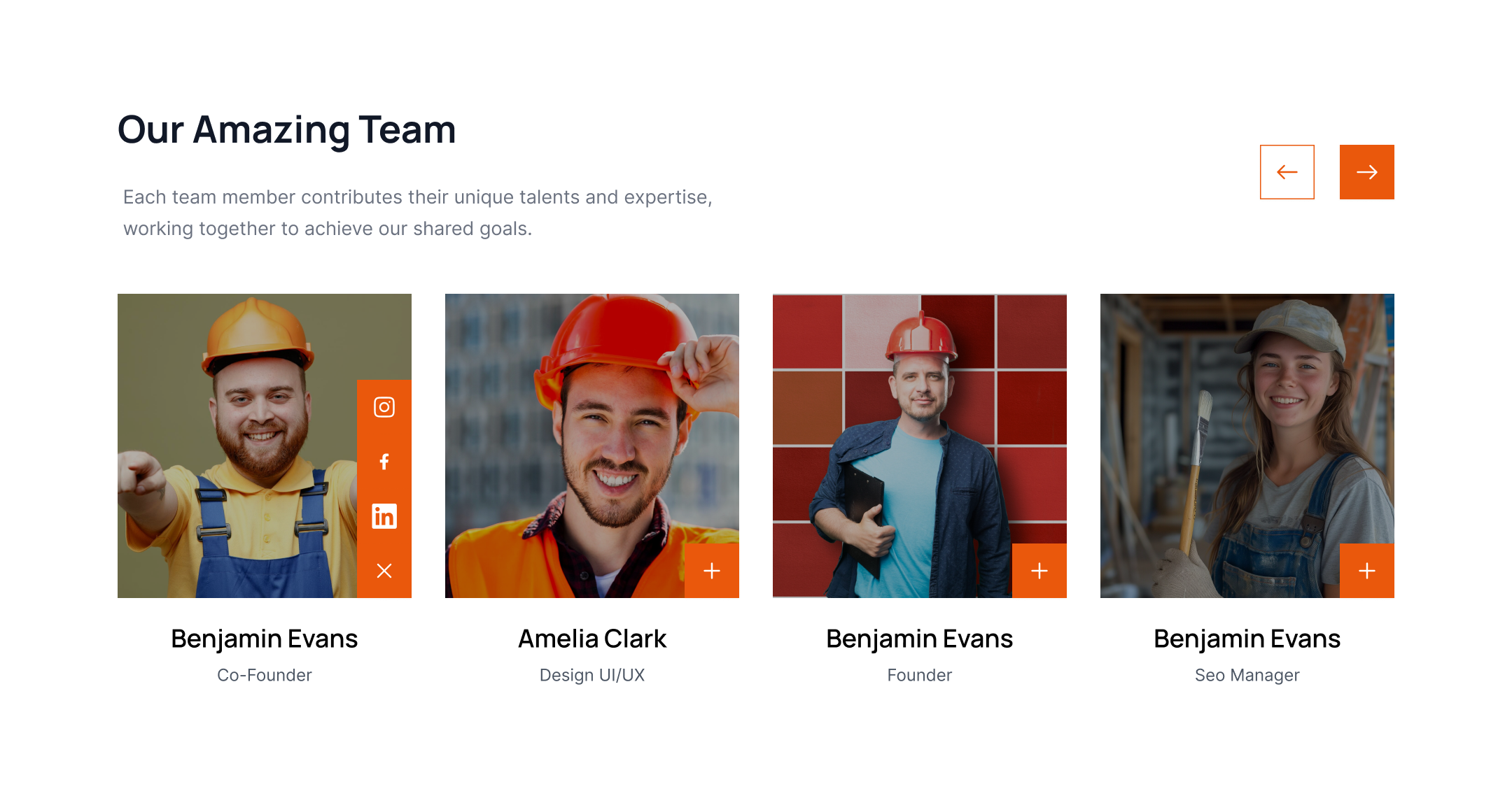 Tailwind CSS Team Sections | Pagedone