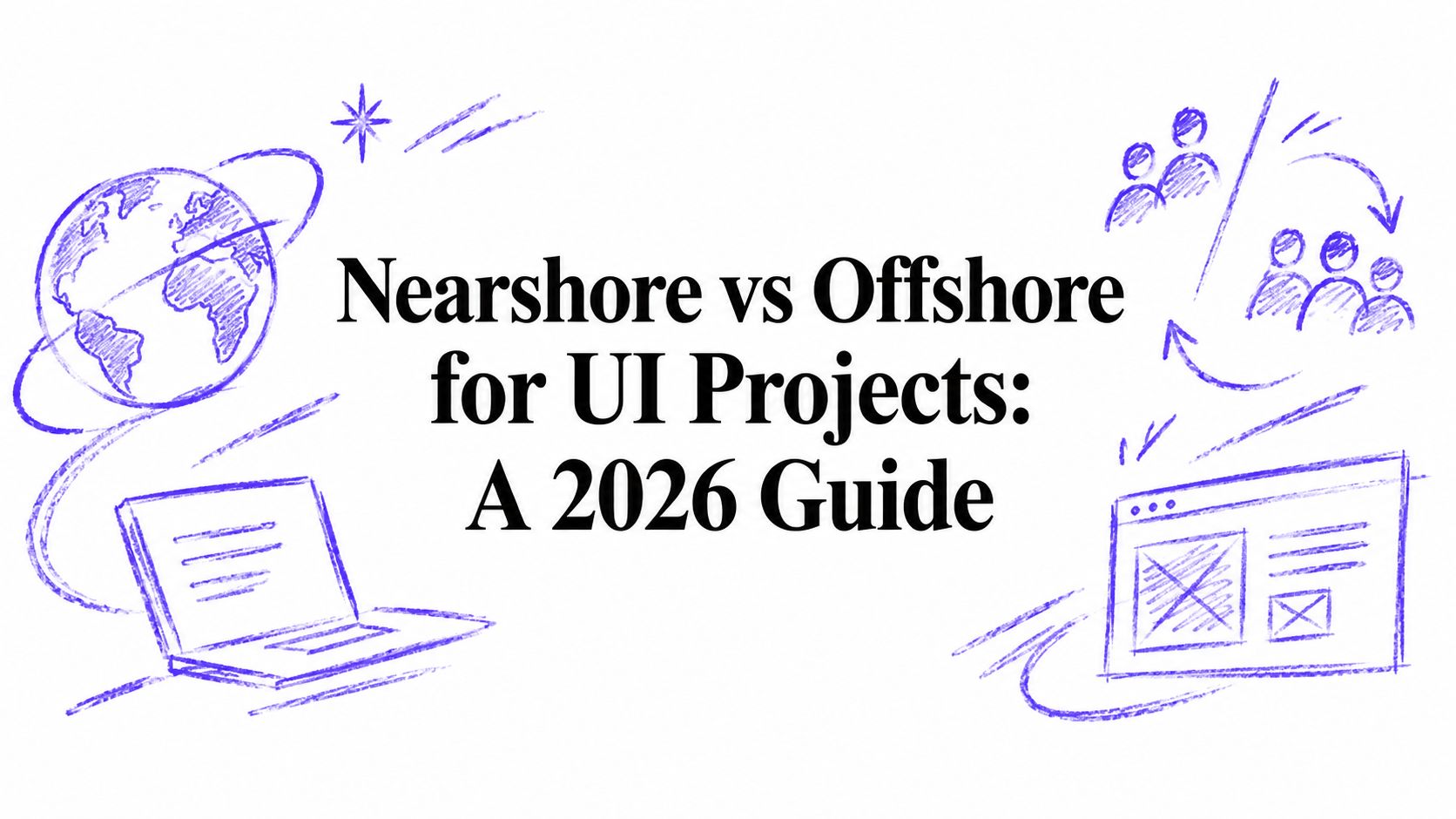 Nearshore vs Offshore for UI Projects: A 2026 Guide