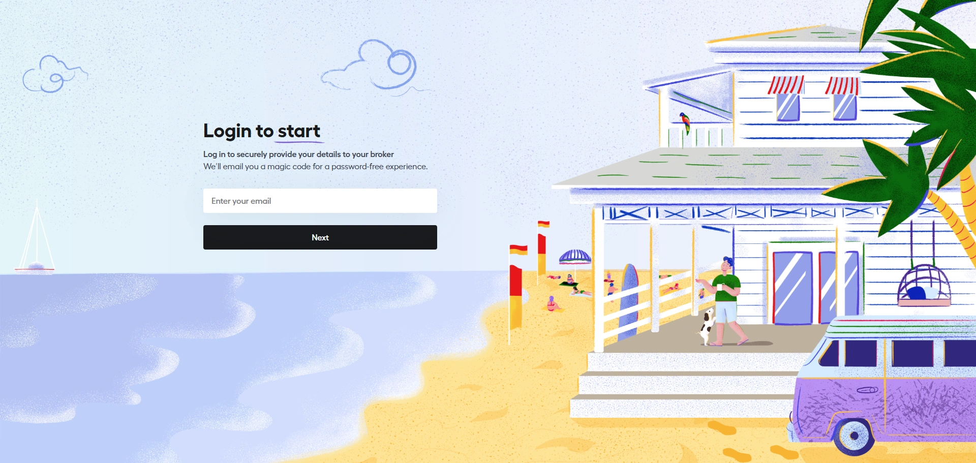 Login Page Design Inspiration | Middle