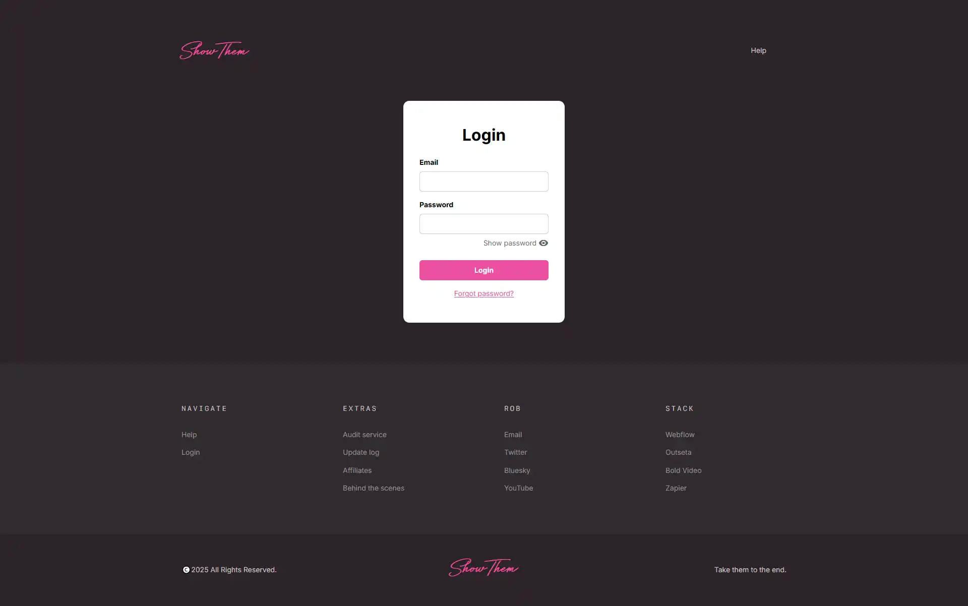 Login Page Design Inspiration | Show Them Course