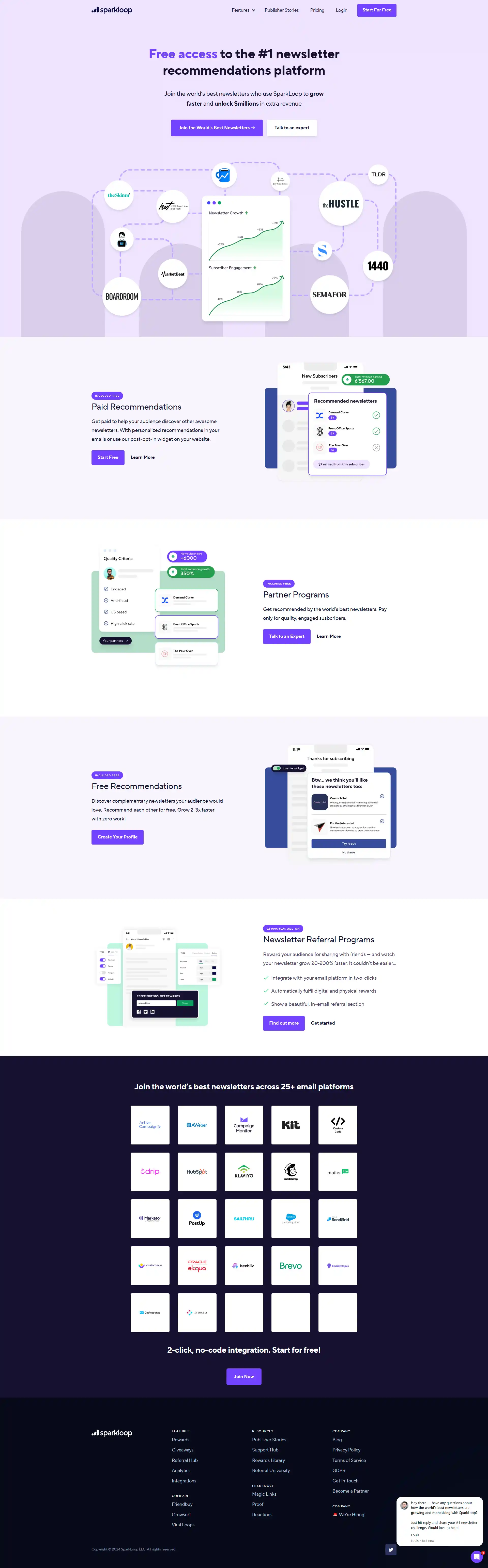 Pricing Plan Page Design Inspiration | Sparkloop